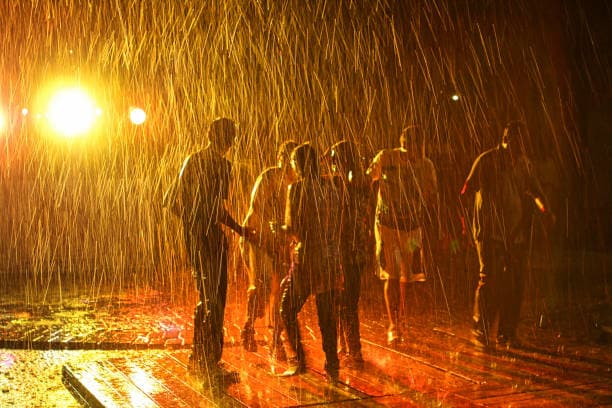 Rain dance party