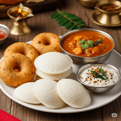 Idli, Vada & Sambar